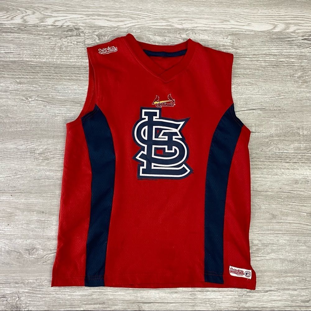 Stitched Athletic Gear Cardinals Red Jersey youth